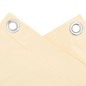 vidaXL Balkon-Sichtschutz Creme 1000x75 cm PVC vidaXL Balkon-Sichtschutz Creme 1000x75 cm PVC
