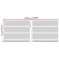 vidaXL Sichtschutzstreifen Marmorkies-Optik Grau 35x0,19 m PVC vidaXL Sichtschutzstreifen Marmorkies-Optik Grau 35x0,19 m PVC