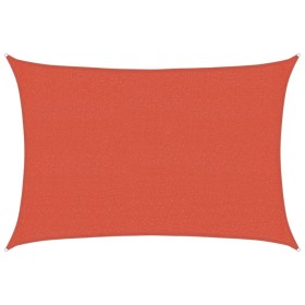 vidaXL Sonnensegel 160 g/m² Terracotta-Rot 2,5x4 m HDPE