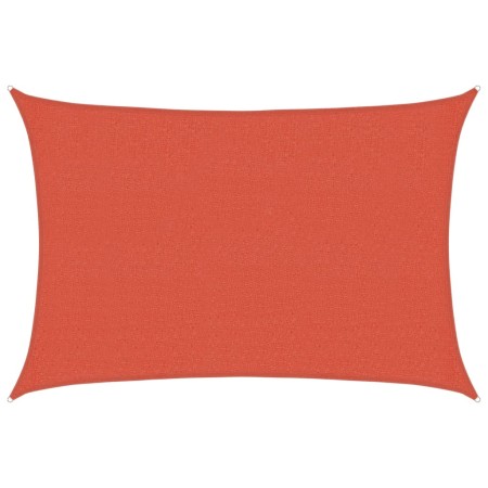 vidaXL Sonnensegel 160 g/m² Terracotta-Rot 2,5x4 m HDPE