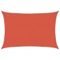 vidaXL Sonnensegel 160 g/m² Terracotta-Rot 2,5x4 m HDPE