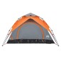 vidaXL Kuppel-Campingzelt 3 Personen Grau und Orange Quick Release vidaXL Kuppel-Campingzelt 3 Personen Grau und Orange Quick Release