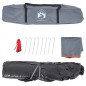 vidaXL Kuppel-Campingzelt 3 Personen Grau und Orange Quick Release vidaXL Kuppel-Campingzelt 3 Personen Grau und Orange Quick Release