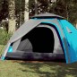 vidaXL Kuppel-Campingzelt 4 Personen Blau Quick Release vidaXL Kuppel-Campingzelt 4 Personen Blau Quick Release