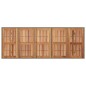 vidaXL Gartentisch mit Akazienholz-Platte Grau 240x90x75cm Poly Rattan vidaXL Gartentisch mit Akazienholz-Platte Grau 240x90x75cm Poly Rattan