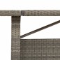 vidaXL Gartentisch mit Akazienholz-Platte Grau 240x90x75cm Poly Rattan vidaXL Gartentisch mit Akazienholz-Platte Grau 240x90x75cm Poly Rattan