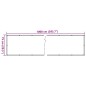 vidaXL Balkon-Sichtschutz Pflanzen-Optik Grün 1000x75 cm PVC vidaXL Balkon-Sichtschutz Pflanzen-Optik Grün 1000x75 cm PVC