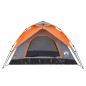 vidaXL Kuppel-Campingzelt 5 Personen Grau und Orange Quick Release vidaXL Kuppel-Campingzelt 5 Personen Grau und Orange Quick Release