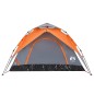 vidaXL Kuppel-Campingzelt 5 Personen Grau und Orange Quick Release vidaXL Kuppel-Campingzelt 5 Personen Grau und Orange Quick Release