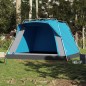 vidaXL Campingzelt 4 Personen Blau Quick Release vidaXL Campingzelt 4 Personen Blau Quick Release
