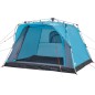 vidaXL Campingzelt 4 Personen Blau Quick Release vidaXL Campingzelt 4 Personen Blau Quick Release