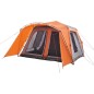 vidaXL Familienzelt mit Vorzelt 9 Personen Grau Orange Quick Release vidaXL Familienzelt mit Vorzelt 9 Personen Grau Orange Quick Release