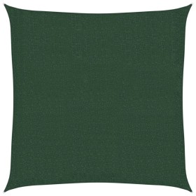 vidaXL Sonnensegel 160 g/m² Dunkelgrün 2x2 m HDPE