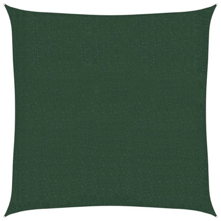 vidaXL Sonnensegel 160 g/m² Dunkelgrün 2x2 m HDPE