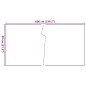 vidaXL Balkon-Sichtschutz Weiß 600x80 cm Poly Rattan vidaXL Balkon-Sichtschutz Weiß 600x80 cm Poly Rattan