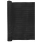 vidaXL Balkon-Sichtschutz Schwarz 600x90 cm Poly Rattan vidaXL Balkon-Sichtschutz Schwarz 600x90 cm Poly Rattan
