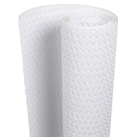vidaXL Balkon-Sichtschutz Weiß 1000x100 cm Poly Rattan