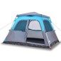 vidaXL Kuppel-Familienzelt 6 Personen Blau Quick Release vidaXL Kuppel-Familienzelt 6 Personen Blau Quick Release
