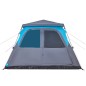 vidaXL Kuppel-Familienzelt 6 Personen Blau Quick Release vidaXL Kuppel-Familienzelt 6 Personen Blau Quick Release
