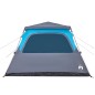 vidaXL Kuppel-Familienzelt 6 Personen Blau Quick Release vidaXL Kuppel-Familienzelt 6 Personen Blau Quick Release