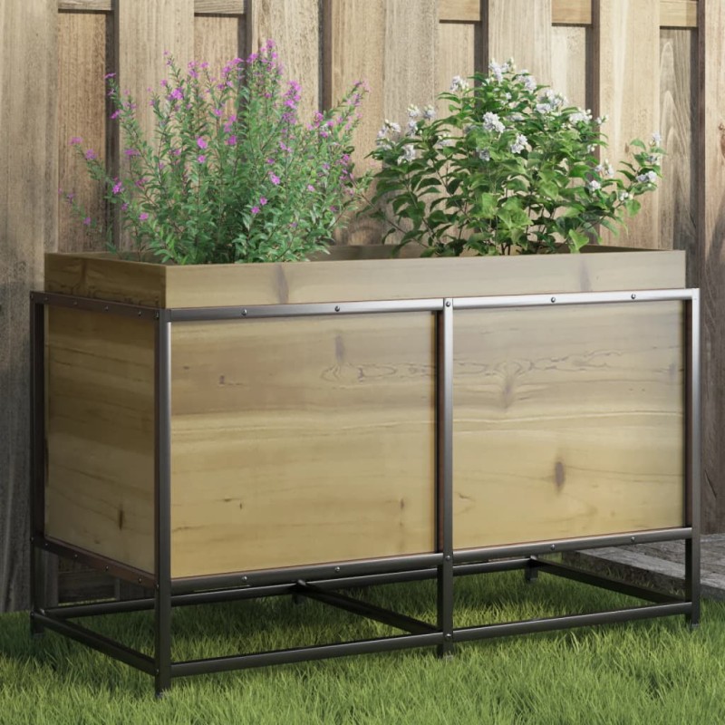 vidaXL Pflanzkübel 80x40x50 cm Kiefernholz Imprägniert vidaXL Pflanzkübel 80x40x50 cm Kiefernholz Imprägniert