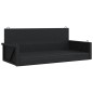 vidaXL Hängebank Schwarz 119x56x48 cm Poly Rattan vidaXL Hängebank Schwarz 119x56x48 cm Poly Rattan