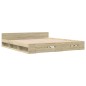 vidaXL Bettgestell mit Schubladen Sonoma-Eiche 180x200cm Holzwerkstoff vidaXL Bettgestell mit Schubladen Sonoma-Eiche 180x200cm Holzwerkstoff