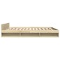 vidaXL Bettgestell mit Schubladen Sonoma-Eiche 180x200cm Holzwerkstoff vidaXL Bettgestell mit Schubladen Sonoma-Eiche 180x200cm Holzwerkstoff
