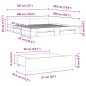 vidaXL Bettgestell mit Schubladen Sonoma-Eiche 180x200cm Holzwerkstoff vidaXL Bettgestell mit Schubladen Sonoma-Eiche 180x200cm Holzwerkstoff
