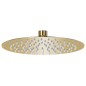 vidaXL Regenbrause Edelstahl 20 cm Rund Golden vidaXL Regenbrause Edelstahl 20 cm Rund Golden