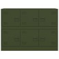 vidaXL Sideboard Olivgrün 99x39x73 cm Stahl vidaXL Sideboard Olivgrün 99x39x73 cm Stahl