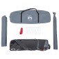 vidaXL Kuppel-Campingzelt 4 Personen Grau und Orange Quick Release vidaXL Kuppel-Campingzelt 4 Personen Grau und Orange Quick Release