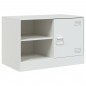 vidaXL TV-Schrank Weiß 67x39x44 cm Stahl vidaXL TV-Schrank Weiß 67x39x44 cm Stahl