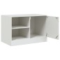 vidaXL TV-Schrank Weiß 67x39x44 cm Stahl vidaXL TV-Schrank Weiß 67x39x44 cm Stahl