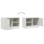 vidaXL TV-Schrank Weiß 67x39x44 cm Stahl vidaXL TV-Schrank Weiß 67x39x44 cm Stahl