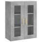 Highboard Betongrau 69,5x34x180 cm Holzwerkstoff Highboard Betongrau 69,5x34x180 cm Holzwerkstoff