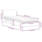 vidaXL Bett mit Matratze Schwarz und Weiß 90x200 cm Kunstleder vidaXL Bett mit Matratze Schwarz und Weiß 90x200 cm Kunstleder