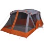 vidaXL Campingzelt mit Vorzelt 4 Personen Orange Wasserdicht vidaXL Campingzelt mit Vorzelt 4 Personen Orange Wasserdicht