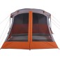 vidaXL Campingzelt mit Vorzelt 4 Personen Orange Wasserdicht vidaXL Campingzelt mit Vorzelt 4 Personen Orange Wasserdicht