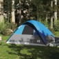 vidaXL Kuppel-Familienzelt 6 Personen Blau Wasserdicht vidaXL Kuppel-Familienzelt 6 Personen Blau Wasserdicht