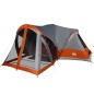 vidaXL Tipi-Familienzelt 8 Personen Grau und Orange Wasserdicht vidaXL Tipi-Familienzelt 8 Personen Grau und Orange Wasserdicht
