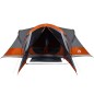vidaXL Tipi-Familienzelt 8 Personen Grau und Orange Wasserdicht vidaXL Tipi-Familienzelt 8 Personen Grau und Orange Wasserdicht
