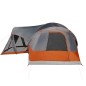 vidaXL Tipi-Familienzelt 8 Personen Grau und Orange Wasserdicht vidaXL Tipi-Familienzelt 8 Personen Grau und Orange Wasserdicht
