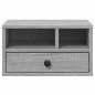 vidaXL Druckerständer Grau Sonoma 40x32x22,5 cm Holzwerkstoff