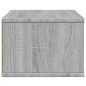 vidaXL Druckerständer Grau Sonoma 40x32x22,5 cm Holzwerkstoff