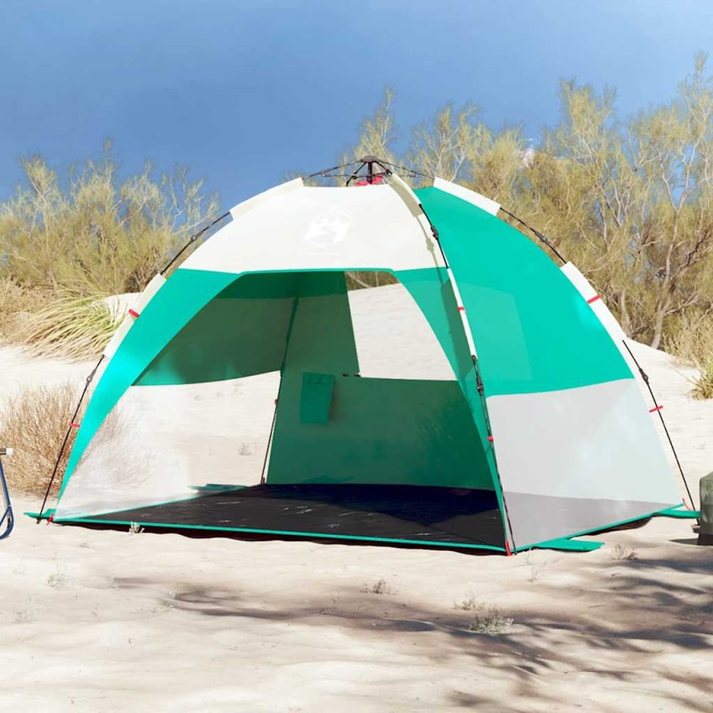 vidaXL Strandzelt 2 Personen Seegrün Quick Release Wasserdicht vidaXL Strandzelt 2 Personen Seegrün Quick Release Wasserdicht