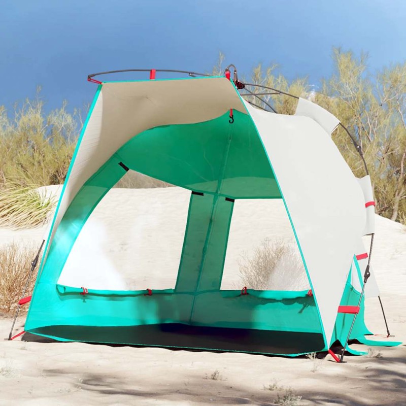 vidaXL Strandzelt 2 Personen Seegrün Quick Release Wasserdicht vidaXL Strandzelt 2 Personen Seegrün Quick Release Wasserdicht
