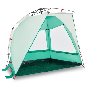 vidaXL Strandzelt 2 Personen Seegrün Quick Release Wasserdicht