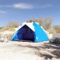 vidaXL Strandzelt 3 Personen Azurblau Quick Release Wasserdicht vidaXL Strandzelt 3 Personen Azurblau Quick Release Wasserdicht