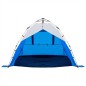 vidaXL Strandzelt 3 Personen Azurblau Quick Release Wasserdicht vidaXL Strandzelt 3 Personen Azurblau Quick Release Wasserdicht